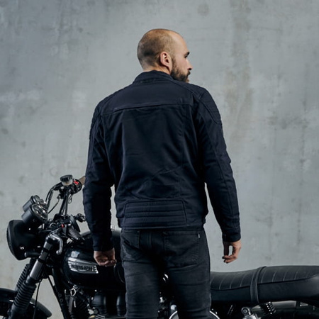 Męska Kurtka Motocyklowa Rebelhorn Hunter Navy Blue