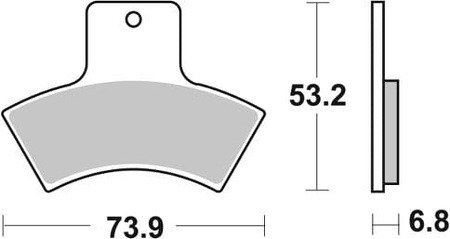 Klocki Hamulcowe SBS 755ATS