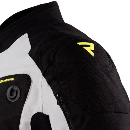 Męska Kurtka Rebelhorn Borg Grey Black Fluo Yellow