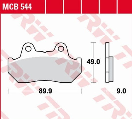 Klocki Hamulcowe TRW MCB544