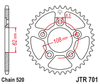 Zębatka Tylna JT JTR701.38
