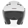 Kask Otwarty Motocyklowy NOX N130 SOLID WHITE