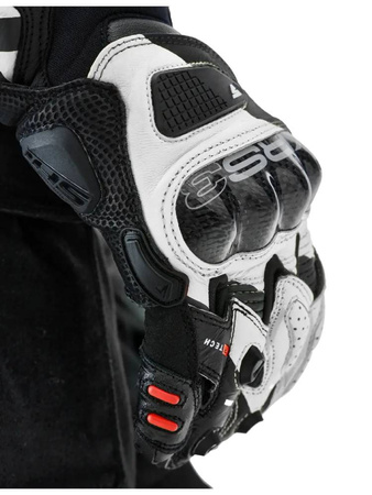 Rękawice Motocyklowe SHIMA XRS-3 czarny biały