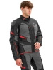 Kurtka Motocyklowa SHIMA DUNE JKT czarny czerwony