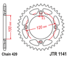 Zębatka Tylna JT JTR1141.51