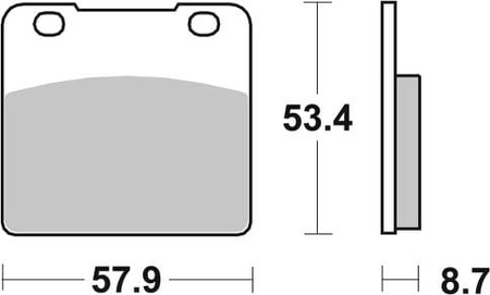 Klocki Hamulcowe SBS 577HF