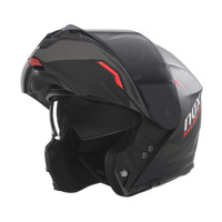 Kask Szczękowy Motocyklowy NOX N968 ULTRA BLACK RED MATT