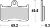 Klocki Hamulcowe SBS 782DC