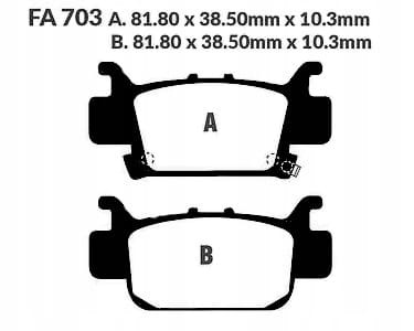 Klocki Hamulcowe EBC FA703TT
