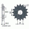 Zębatka Przednia Sunstar SUNF397-14