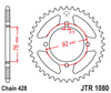 Zębatka Tylna JT JTR1080.39