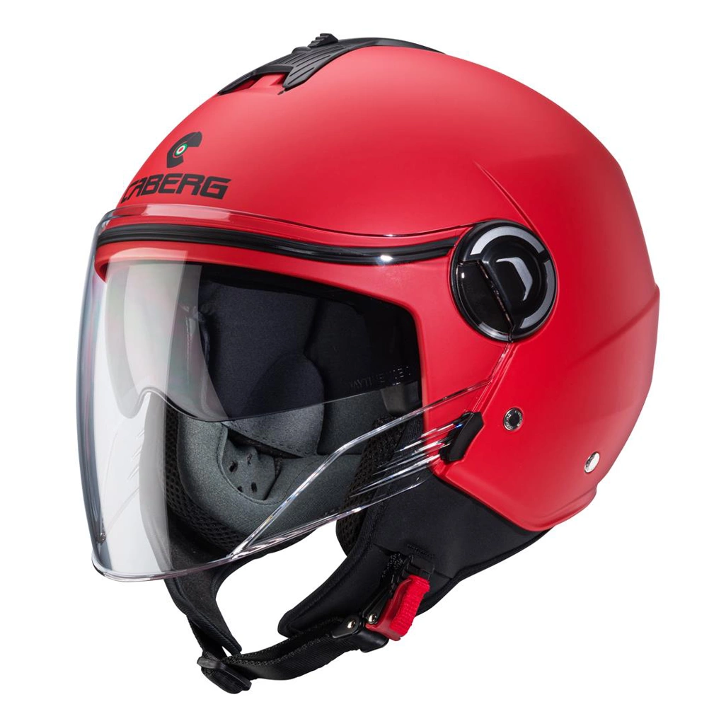 Kask otwarty motocyklowy CABERG RIVIERA V4X Czerwony