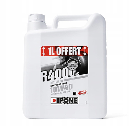 Olej Silnikowy Półsyntetyczny Ipone R4000 RS 10W40 4T 5l