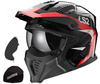 Kask Modułowy LS2 OF606 Drifter Triality Red Black