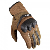 Rękawice Męskie Motocyklowe LS2 KUBRA BROWN