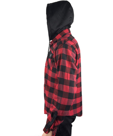Koszula Motocyklowa WOLF LS02 HOOD RED
