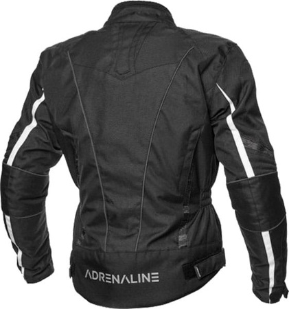 Kurtka Motocyklowa Damska ADRENALINE LOVE RIDE 2.0 PPE czarny biały