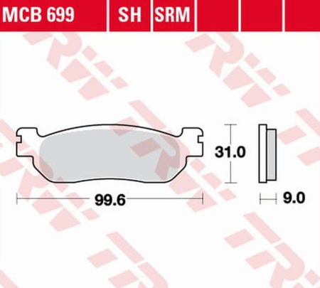 Klocki Hamulcowe TRW MCB699SRM