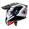 Kask adventure CABERG DUAL TANAMI SCRAM BLACK RED WHITE