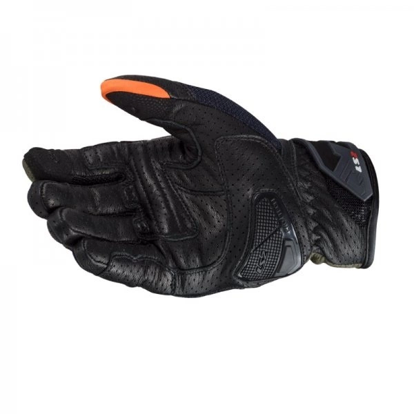 Rękawice skórzane LS2 AIR RAPTOR GLOVES Zielony Niebieski Pomarańczowy