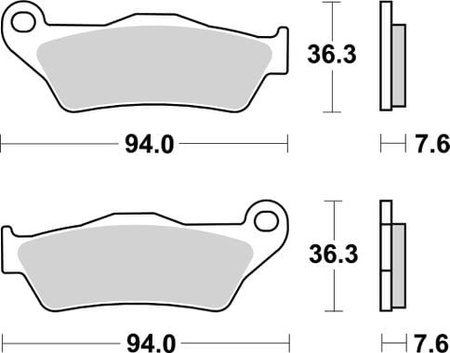 Klocki Hamulcowe SBS 151MS