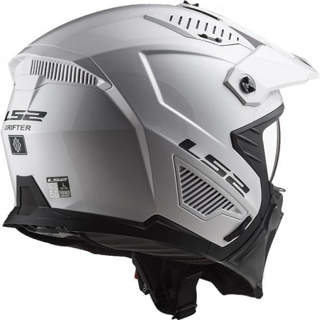 Kask Modułowy LS2 OF606 Drifter Solid White (z Odpinaną Szczęką)