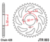 Zębatka Tylna JT JTR803.45