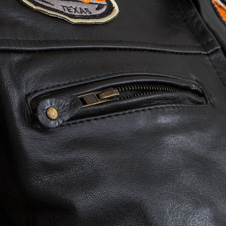 Męska Kurtka Motocyklowa Wolf Retro