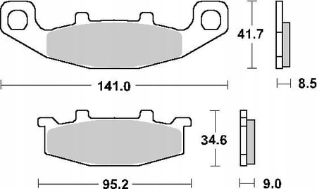 Klocki Hamulcowe SBS 597HF