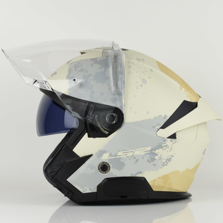 Kask Motocyklowy Otwarty LS2 OF618 VERSO II SOLID AQUA IVORY MAT