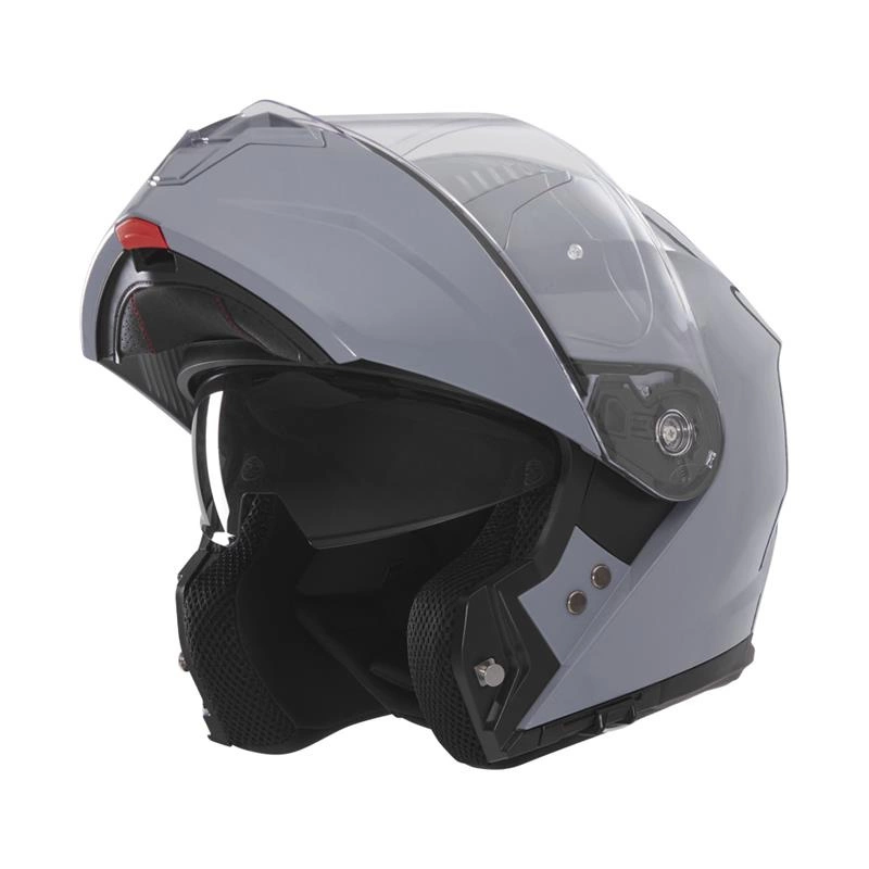 Kask szczękowy motocyklowy NOX N968 Szary połysk
