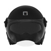 Kask Otwarty Motocyklowy NOX NP105 HERITAGE LEATHER BLACK MATT