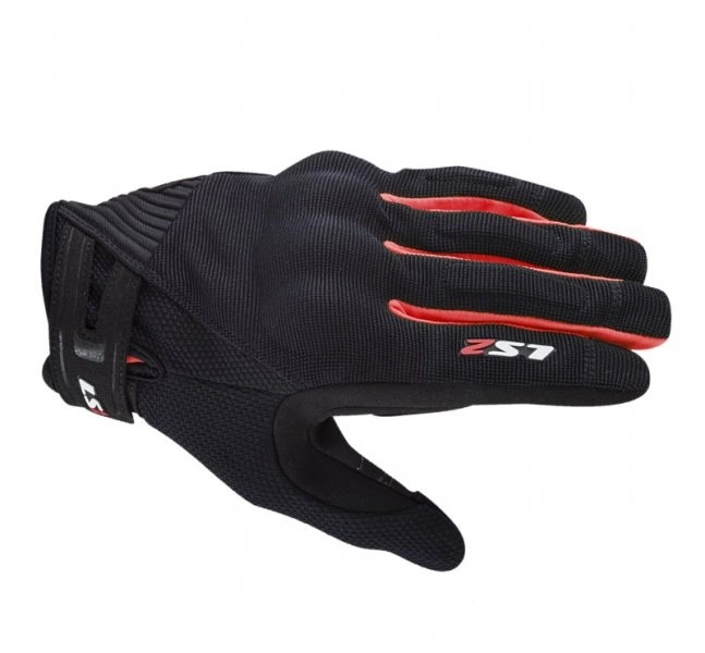 Rękawice LS2 DART 2 MAN GLOVES Czarno-czerwone