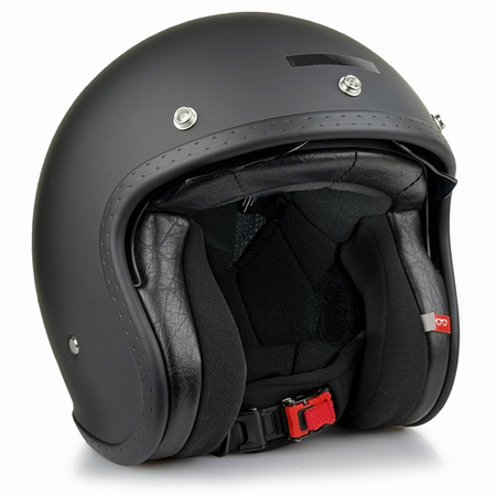Kask Otwarty Apex JI100 SOLID MATT czarny matowy