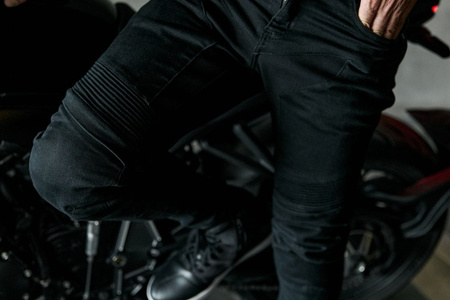 Spodnie Motocyklowe Rebelhorn Eagle III Slim Fit Washed Black