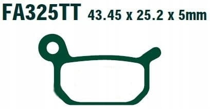 Klocki Hamulcowe EBC FA325TT