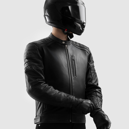 Kurtka Skórzana Motocyklowa OZONE COLT BLACK