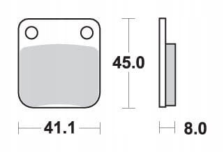 Klocki Hamulcowe SBS 536SI