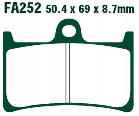 Klocki Hamulcowe EBC FA252
