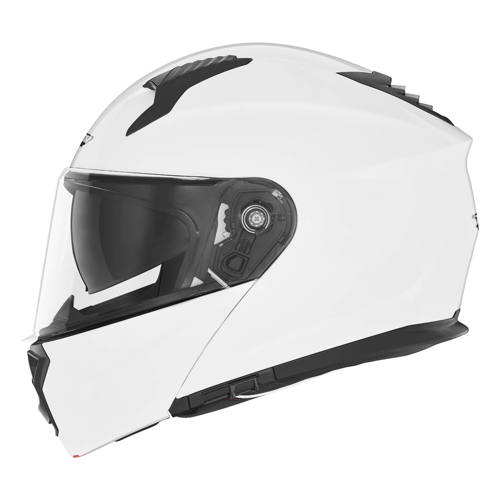 Kask szczękowy motocyklowy NOX N968 Biały połysk
