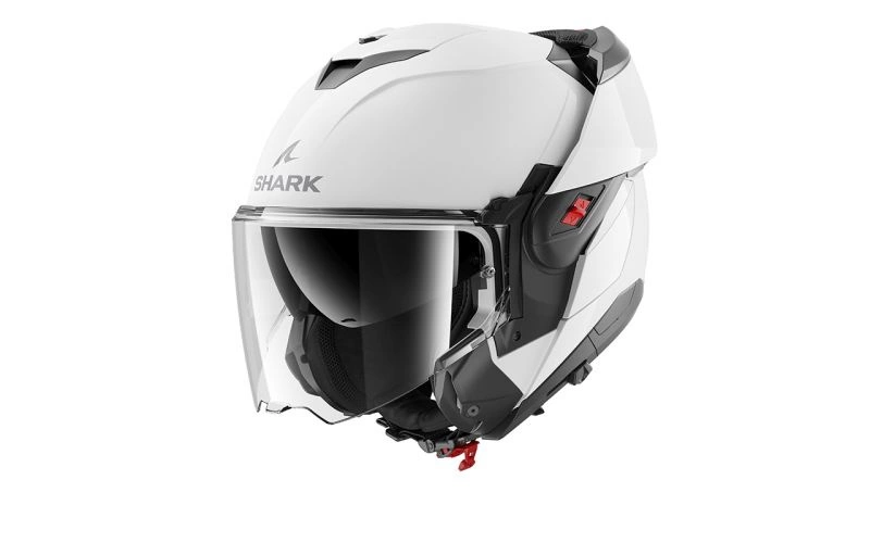 Kask szczękowy SHARK OXO BLANK Biały