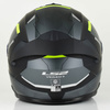 Kask Motocyklowy Otwarty LS2 OF618 VERSO II SOLID BLACK H-V YELLOW