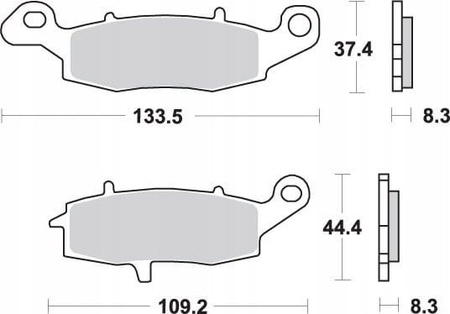 Klocki Hamulcowe SBS 704HS