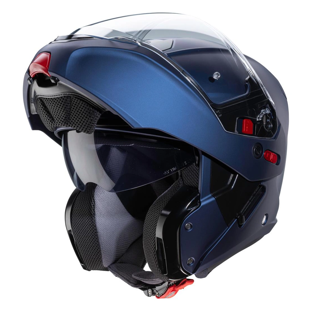 Kask szczękowy motocyklowy CABERG HORUS X SOLID Granatowy