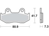 Klocki Hamulcowe TRW MCB534