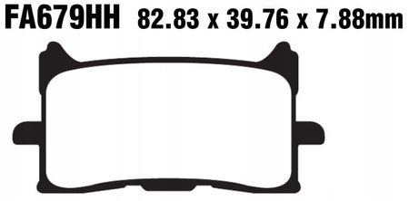 Klocki Hamulcowe EBC FA679HH