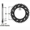 Zębatka Tylna Sunstar SUNR1-5405-43