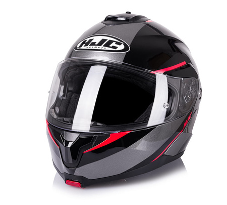 Kask Szczękowy HJC C91 Tero Black Red