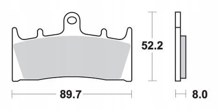 Klocki Hamulcowe SBS 686HF