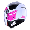 Kask Otwarty Motocyklowy CABERG RIVIERA V4X ALPHA WHITE BLACK PINK